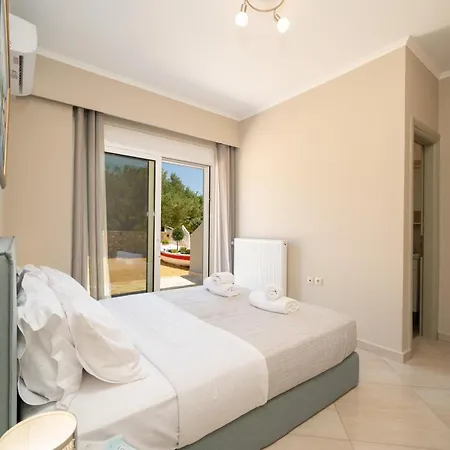 アパート Dendra At Skala ポロス